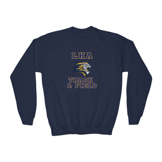 LKA Athletics Track/Field Youth Crewneck Sweatshirt