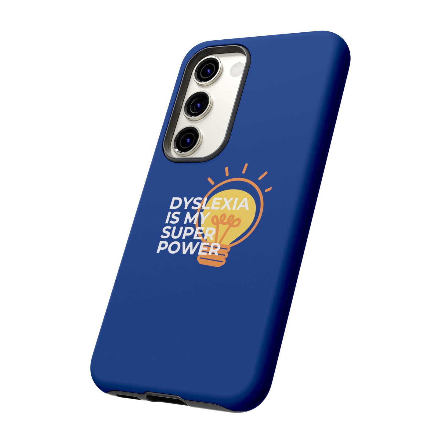 Dyslexia Is My Superpower Light Bulb Phone Case