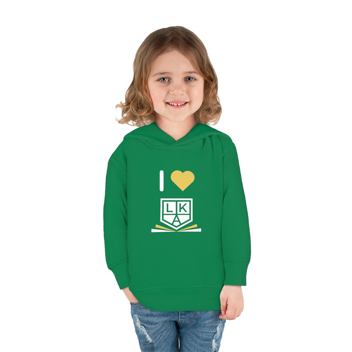 I Love LKA Toddler Pullover Fleece Hoodie