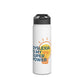 Dyslexia Is My Superpower Light Bulb Stainless Steel Water Bottle