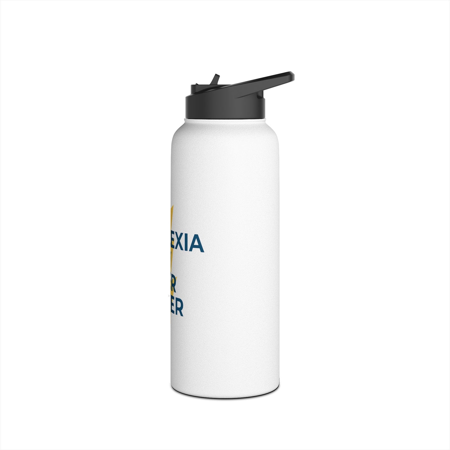 Dyslexia Is My Superpower Lightning Stainless Steel Water Bottle