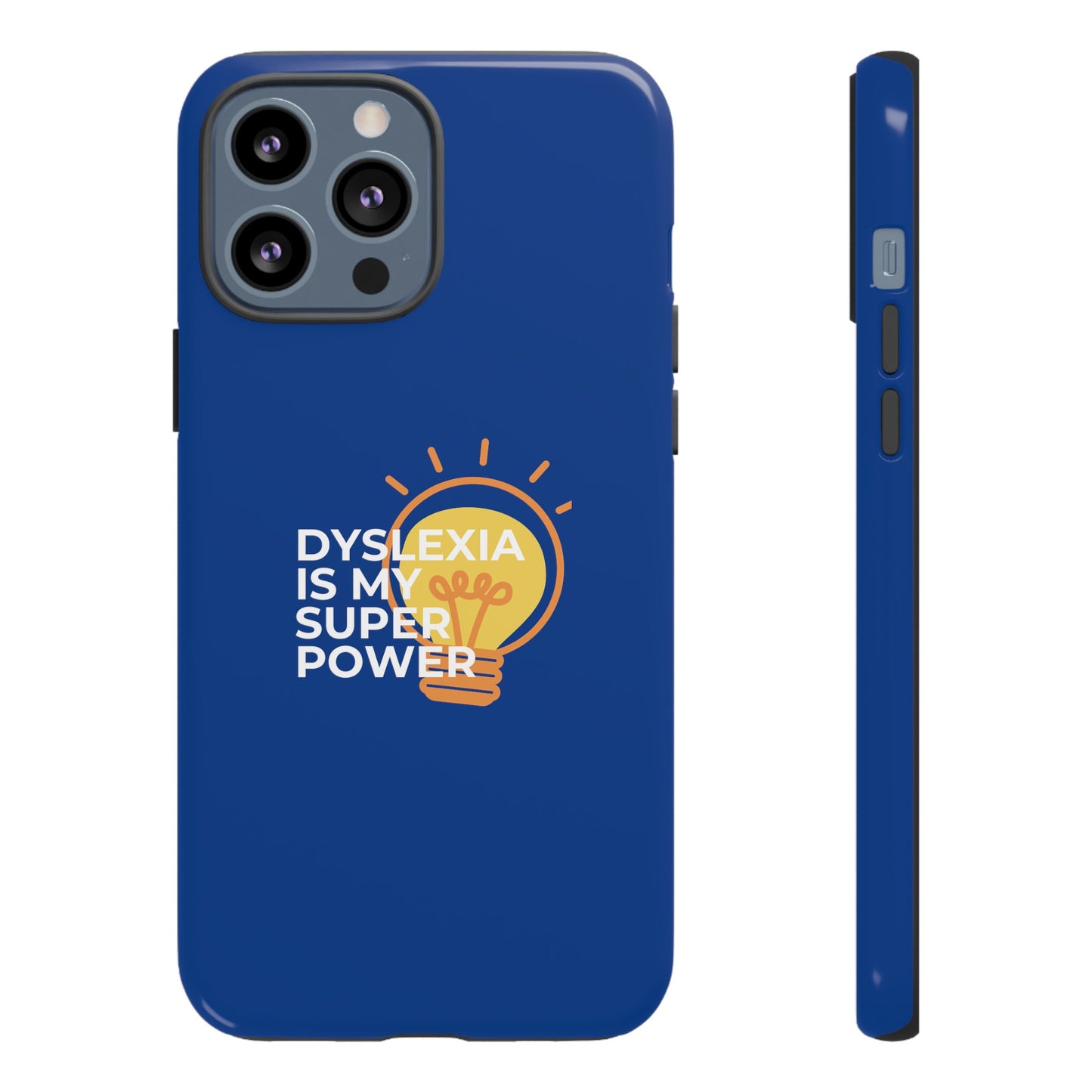 Dyslexia Is My Superpower Light Bulb Phone Case