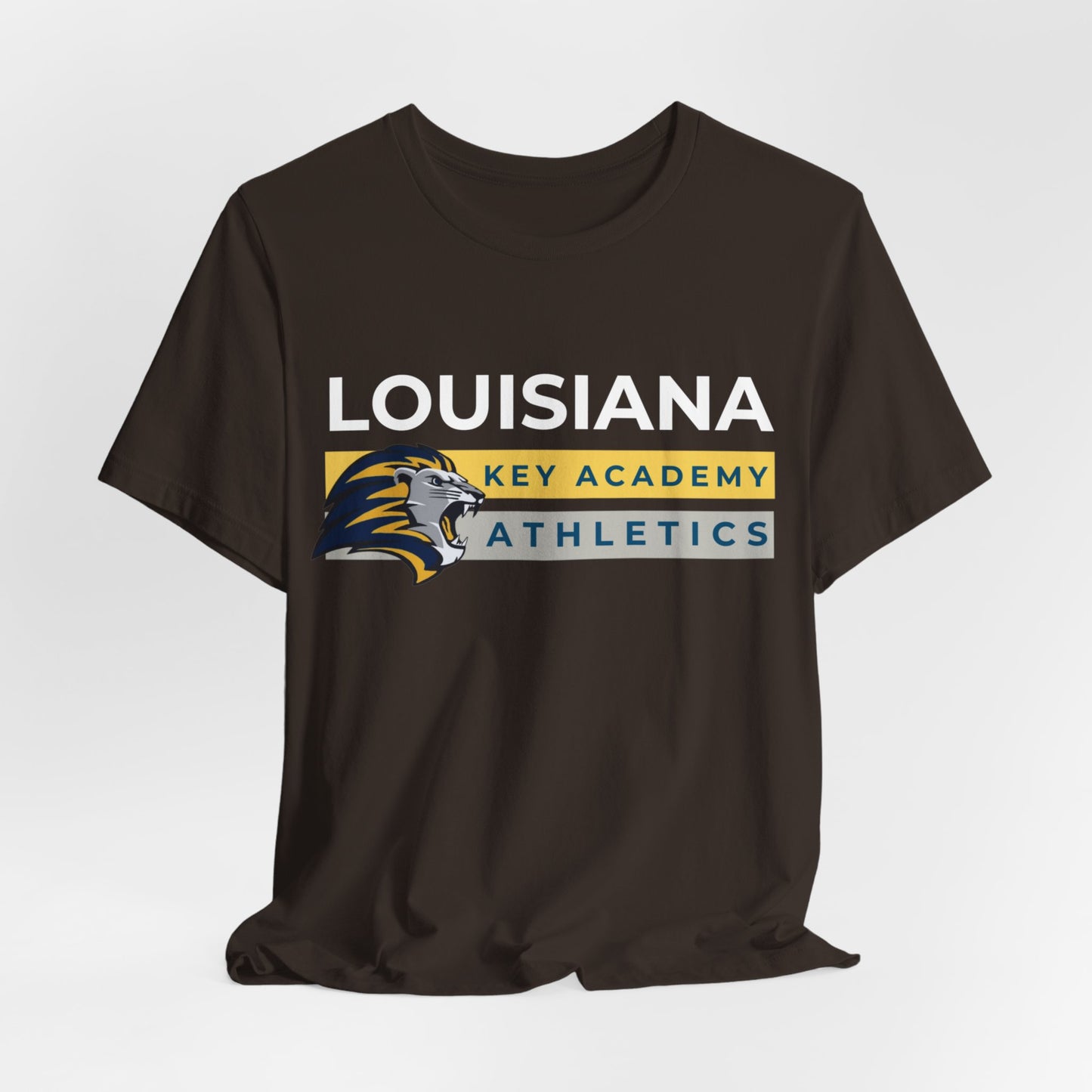 Louisiana Key Academy Striped Athletics Adult T-Shirt