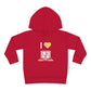 I Love LKA Toddler Pullover Fleece Hoodie