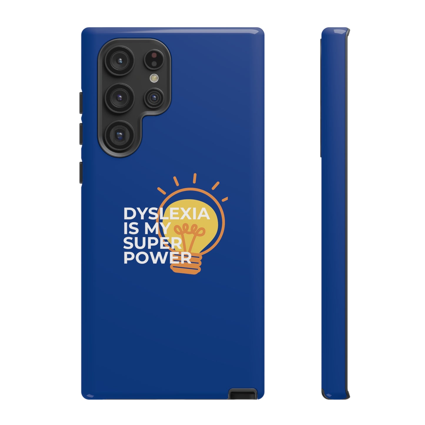 Dyslexia Is My Superpower Light Bulb Phone Case