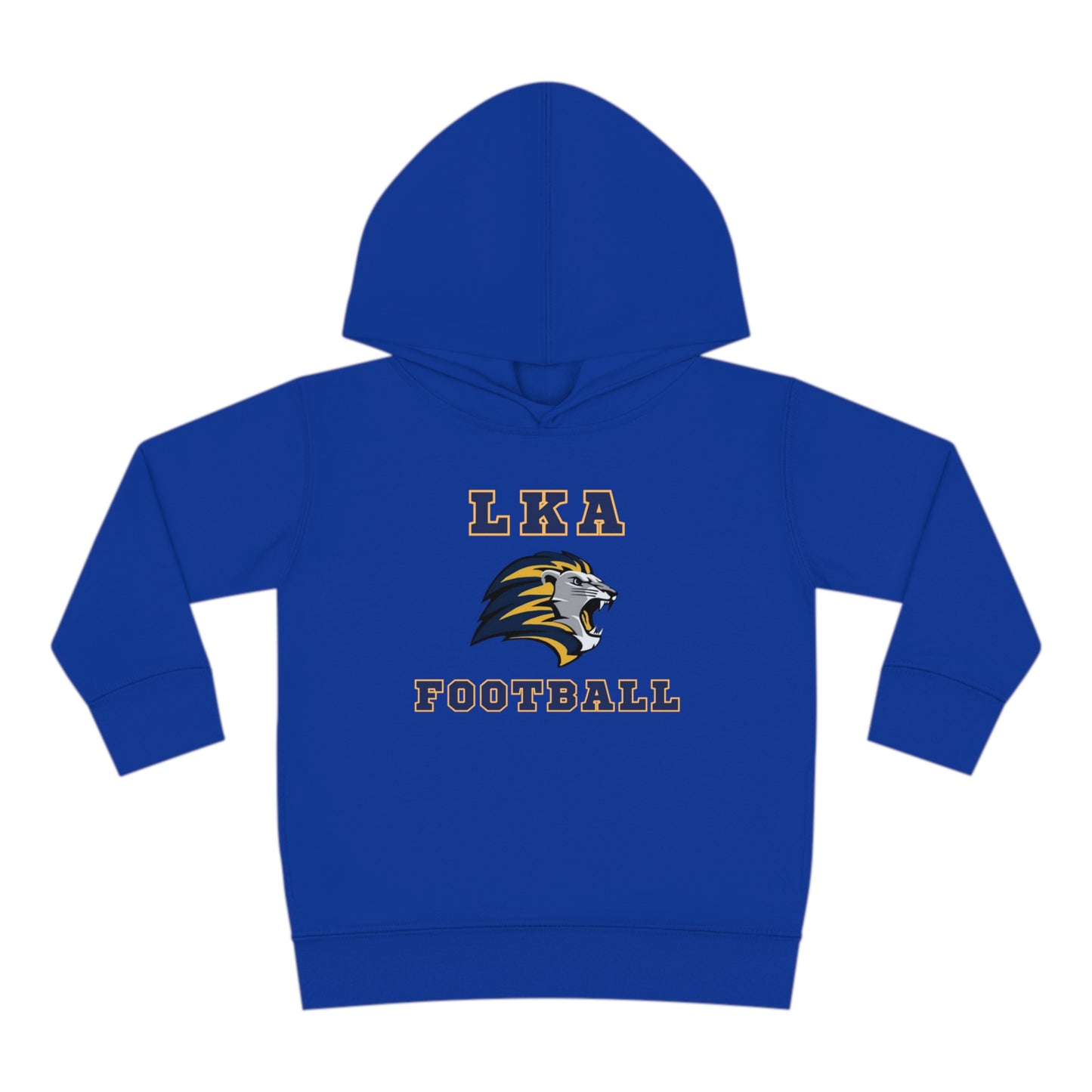 LKA Flag FootballToddler Pullover Fleece Hoodie