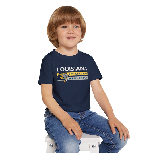 Louisiana Key Academy Striped Athletics Toddler T-shirt