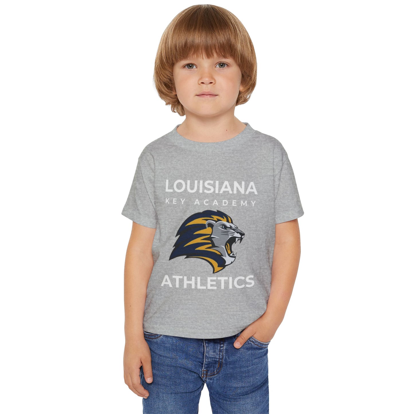 Louisiana Key Academy Striped Athletics Toddler T-shirt