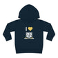 I Love LKA Toddler Pullover Fleece Hoodie