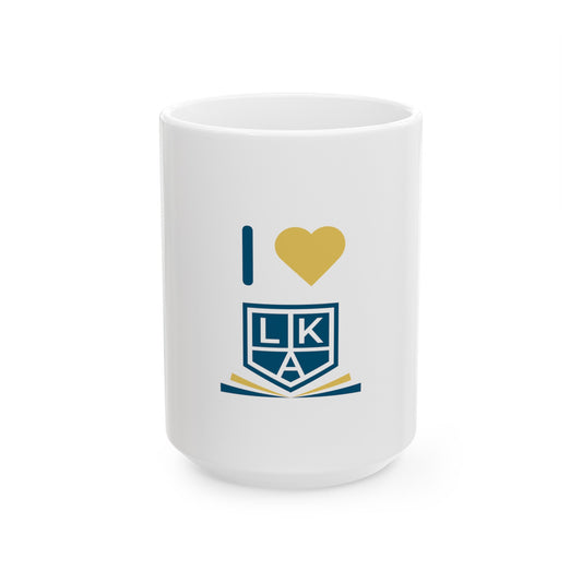 I Love LKA Ceramic Mug, (11oz, 15oz)